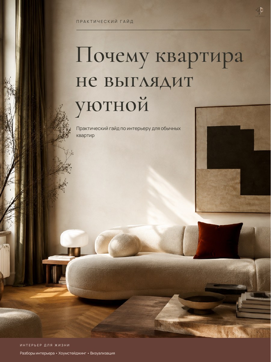 Большая книга уютного дома — Почему квартира не выглядит уютной