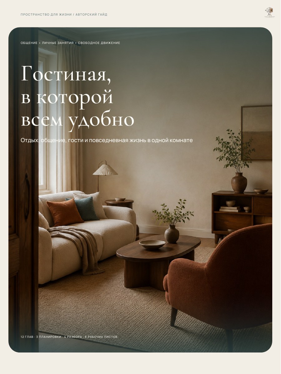 Обложка гайда «Гостиная, в которой всем удобно»